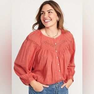 Old Navy Women's Coral Blouse